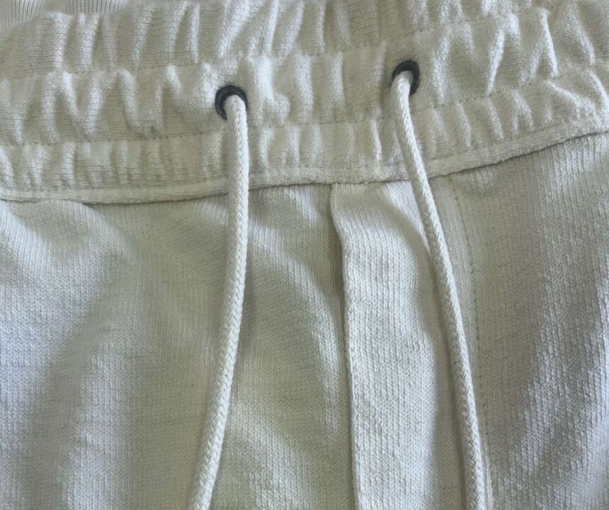 Jersey sweat shorts with drawcord detail
